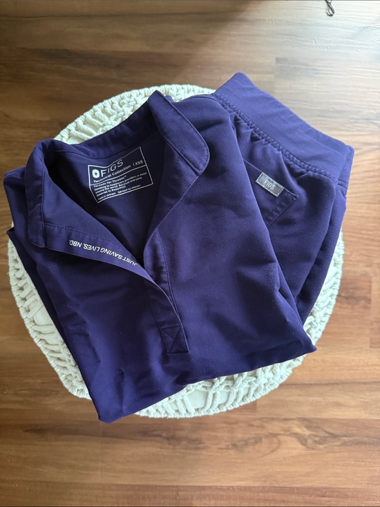 Figs Other - Figs Deep Purple Scrub Set